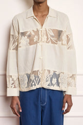 Lace Patchwork Shirt