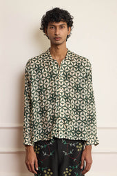 Beaded Linen Shirt