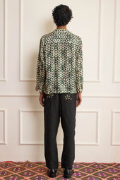 Beaded Linen Shirt