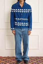 Indigo Applique Jacket