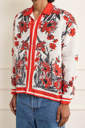 1960 S Tablecloth Linen Shirt