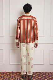 Cross Stitch Embroidered Pants