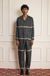 Striped Linen Pants