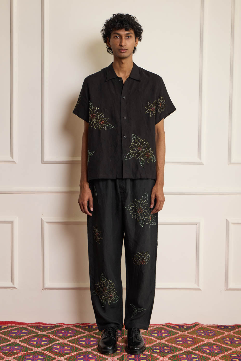 Kantha Embroidered Shirt