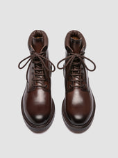 Boss 002 Leather Lace Up Boots