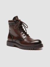 Boss 002 Leather Lace Up Boots