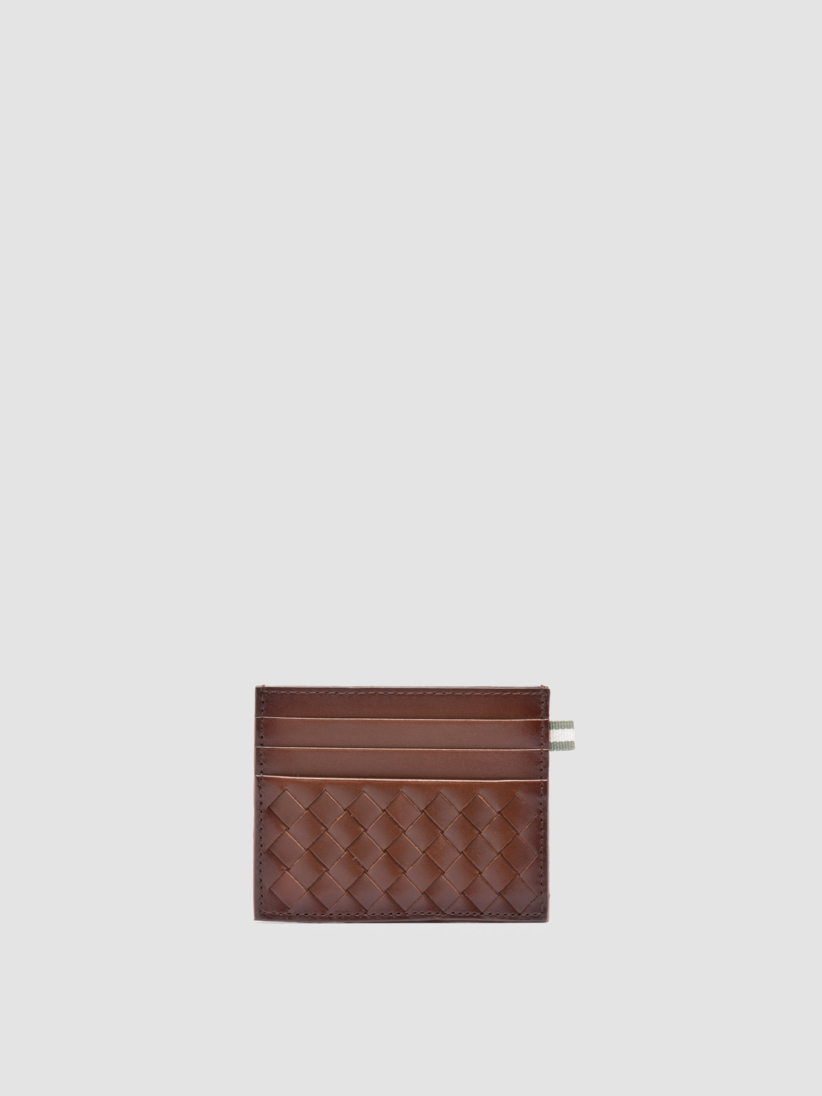 Boudin 122 Woven Leather Card Holder