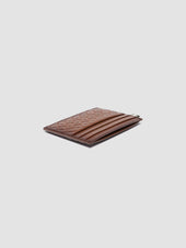 Boudin 122 Woven Leather Card Holder