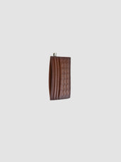 Boudin 122 Woven Leather Card Holder