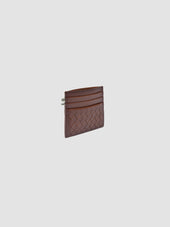 Boudin 122 Woven Leather Card Holder