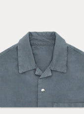 Bowling Camicia In Cotone Manica Corta