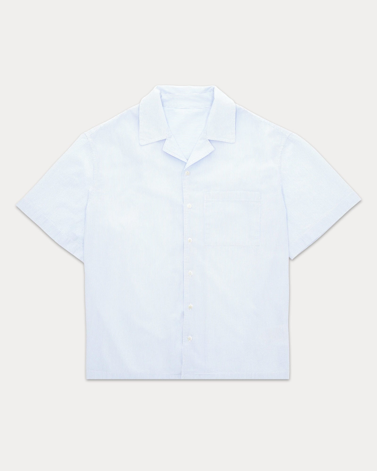 Bowling Camicia In Lino Manica Corta