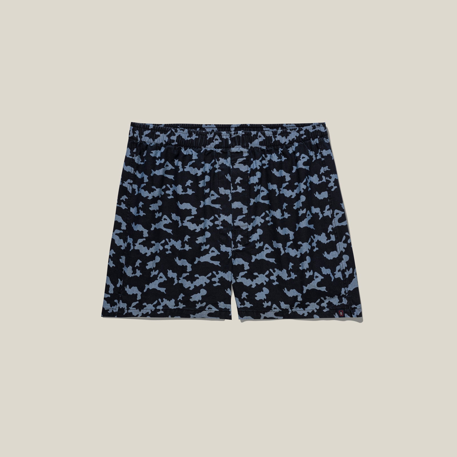 Classic Fit Boxer Chambray Multi Print