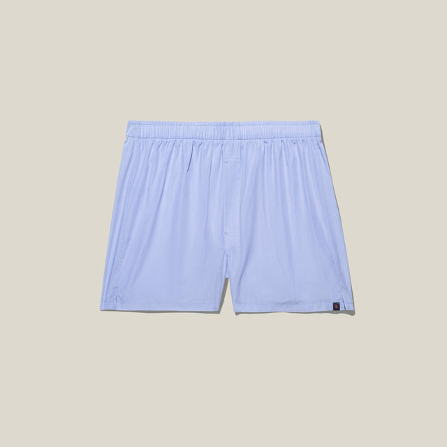 Classic Fit Boxer Striated Chambray