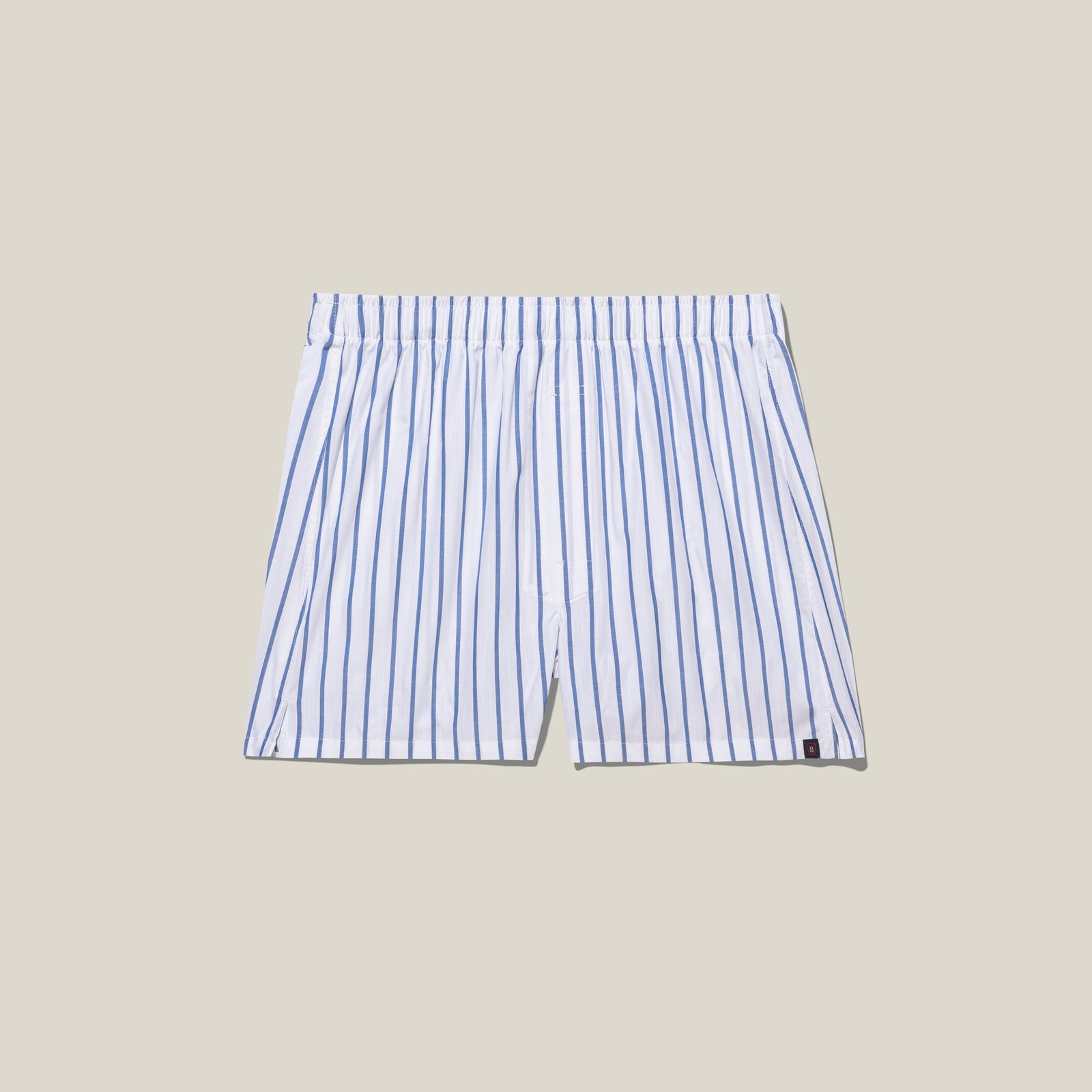 Classic Fit Boxer White Blue Stripe
