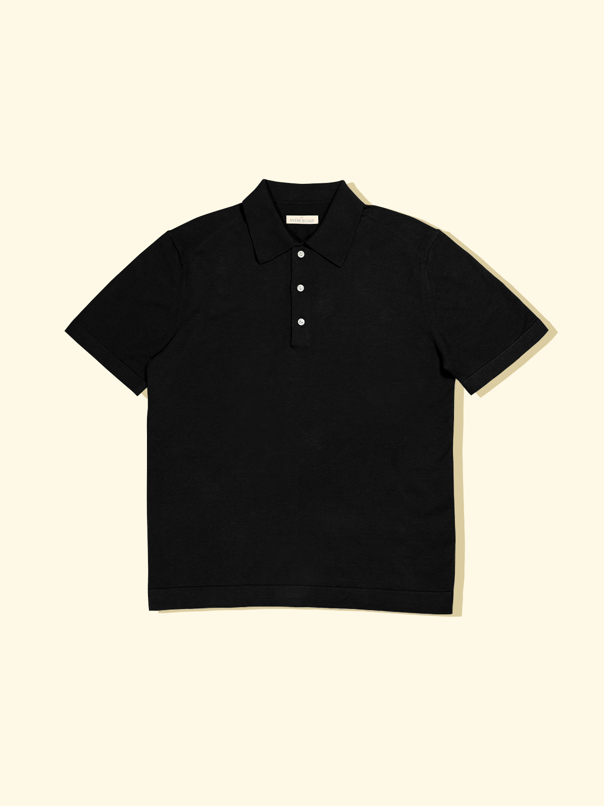 Linen Cotton Knitted Short Sleeve Polo The Anthology
