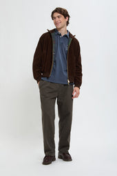Roughout Suede Track Jacket