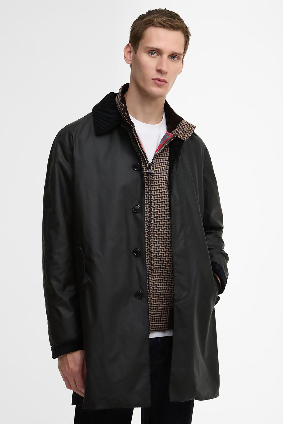 Barbour X Baracuta Tyne Waxed Coat