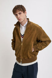 Antique Suede Track Jacket