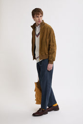 Antique Suede Track Jacket