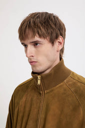 Antique Suede Track Jacket