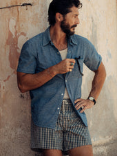 Breeze Cotton Linen S S Shirt