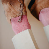 Cerise Beige Chevrons Fil D Cosse