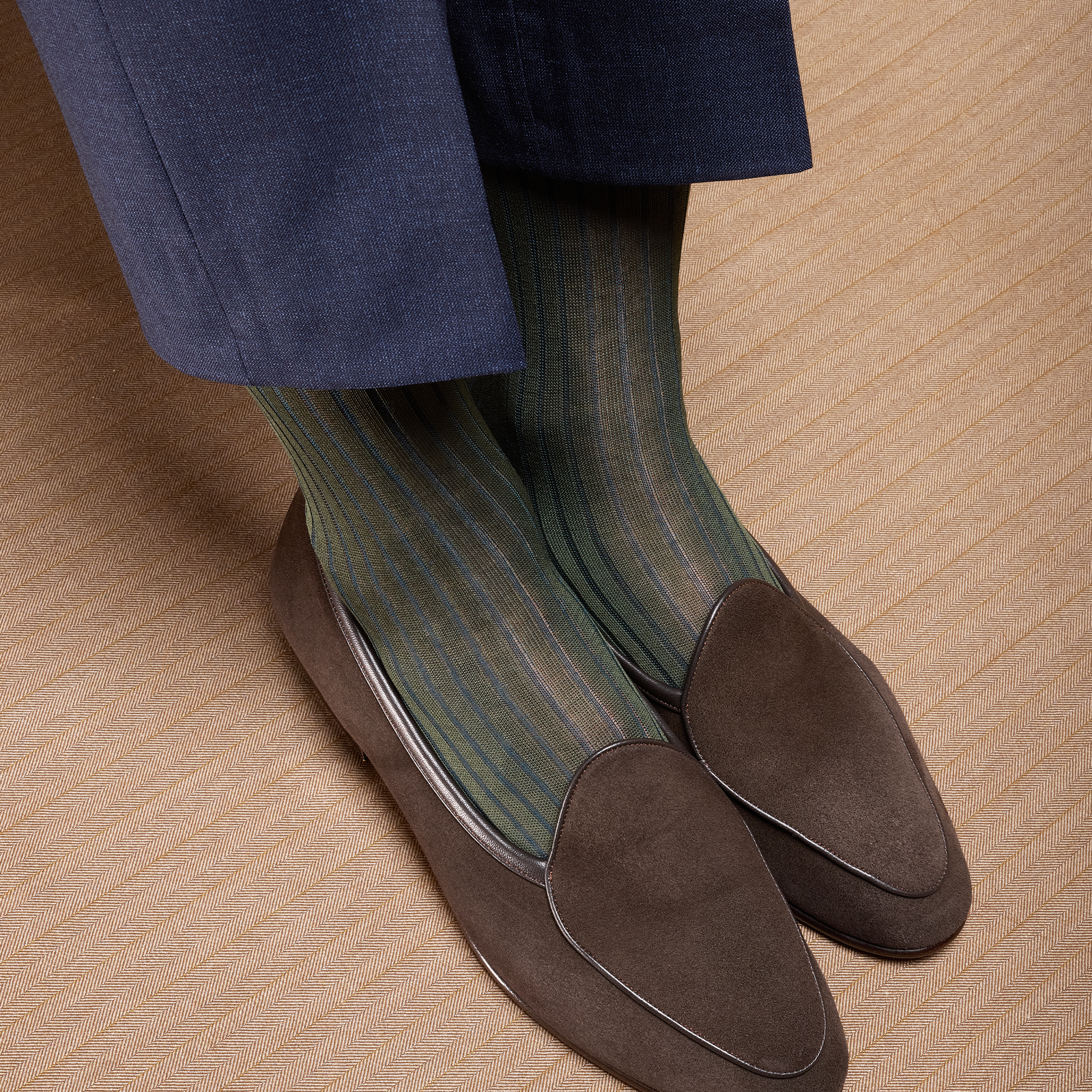 Vert Kaki Bleu Fil D Cosse