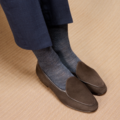 Bleu Denim Marine Caviar Laine