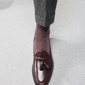 Bordeaux Gris Clair Laine Natt E