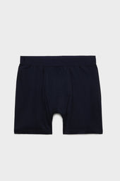 BOXER ADERENTE. 100% COTONE, NAVY.