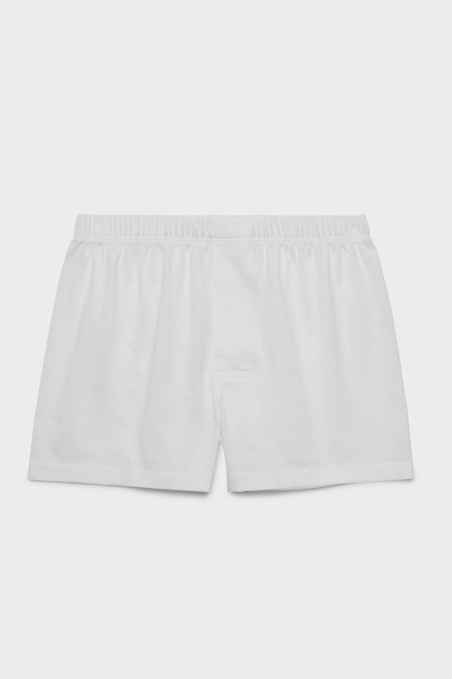 BOXER CLASSICO. 100% COTONE, WHITE.