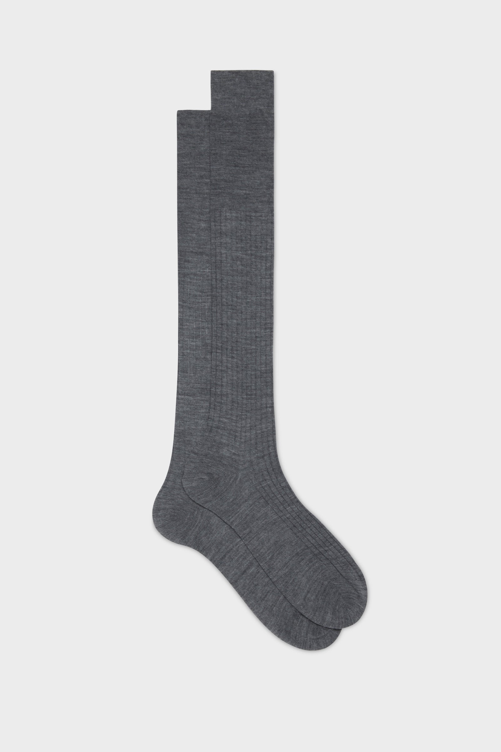 Calza Ascanio 80 Lana 20 Poliammide Medium Grey