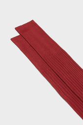 Calza Cesare 100 Cotone Tinta Unita Cherry
