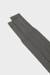 Calza Cesare 100 Cotone Tinta Unita Medium Grey