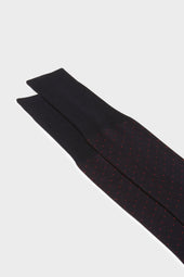 Calza Fabio 100 Cotone Pois Red