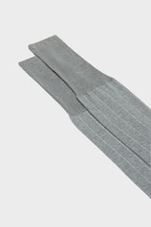 Calza Leone 100 Cotone Gessato Grey