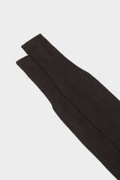Calza Lorenzo 100 Cotone Tinta Unita Dark Brown