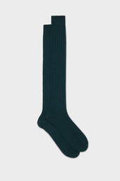 CALZA LUPO. 90% LANA 10% POLIAMMIDE, GREEN.