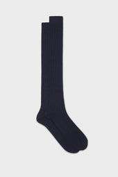 CALZA LUPO. 90% LANA 10% POLIAMMIDE. NAVY.