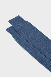 Calza Valerio 90 Lino 10 Nylon Tinta Unita Jeans