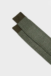 Calza Michele 75 Cotone 25 Lino Green