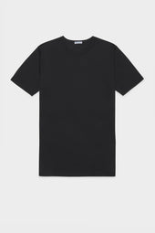 MAGLIA SCOLLO V. 100% COTONE, MANICA CORTA, BLACK.