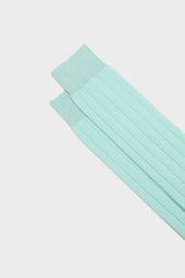 Calza Massimo 100 Cotone Pima Aquamarine