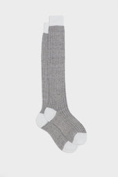 CALZA MICHELE. 75% COTONE 25% LINO, WHITE-JEANS.