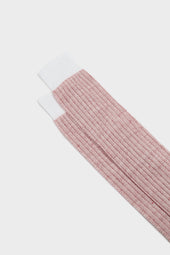 Calza Michele 75 Cotone 25 Lino Red
