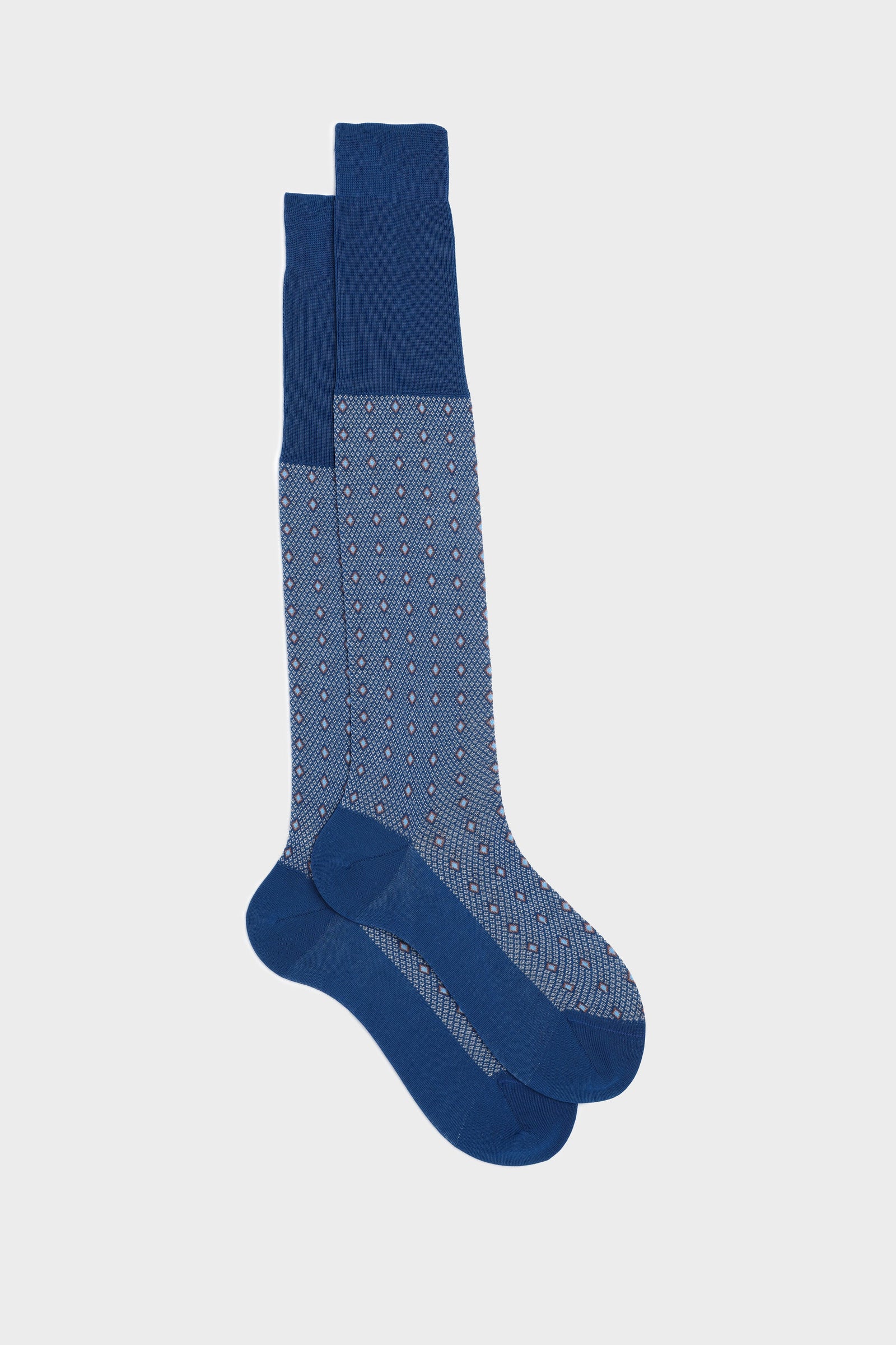 Calza Nicola 100 Cotone Ocean White Rust