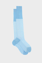 CALZA REMO. 100% COTONE, SEA-WHITE.