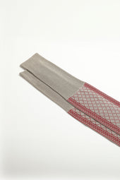 Calza Mosaico 100 Cotone Beige