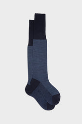 CALZA BRANDO. LANA 80% NYLON 20%, BLUE.